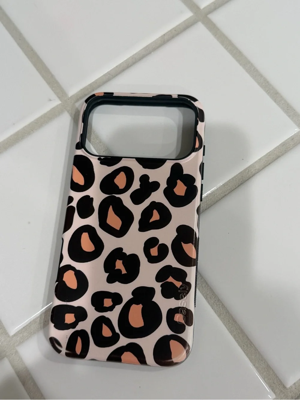 Into the Wild Leopard Print Phone Case - Beige & Black
